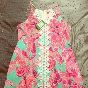 Lily Pulitzer poolside blue sheath dress